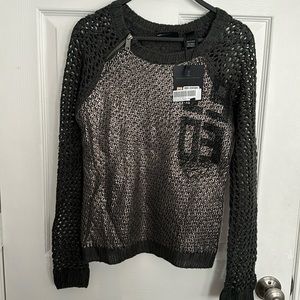 Harley-Davidson Black Label Rare 1903 Foil Print Sweater